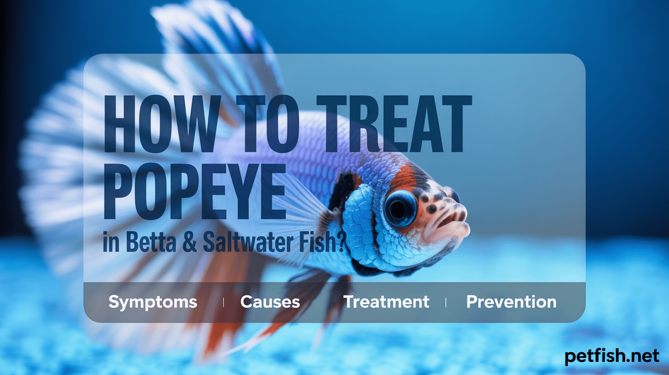 How To Treat Popeye In Betta & Saltwater Fish