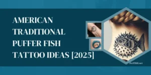 American Traditional Puffer Fish Tattoo Ideas