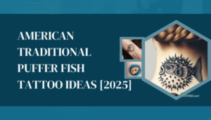 American Traditional Puffer Fish Tattoo Ideas