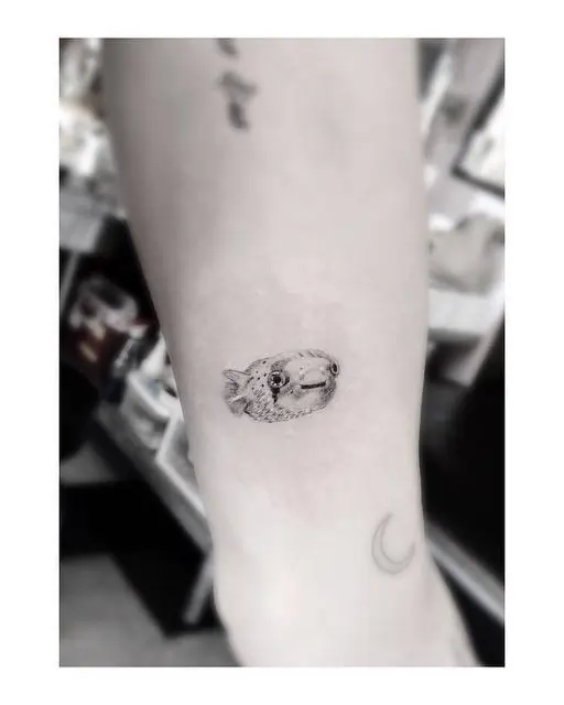Trending Puffer Fish Tattoo Idea