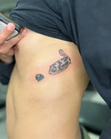 Pea Puffer Fish Tattoo Idea