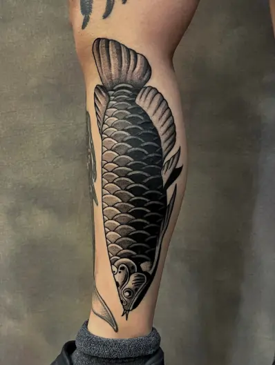 Arowana Fish Tattoo Ideas for Men & Women