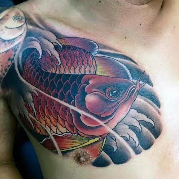 Arowana Fish Tattoo Ideas for Men & Women