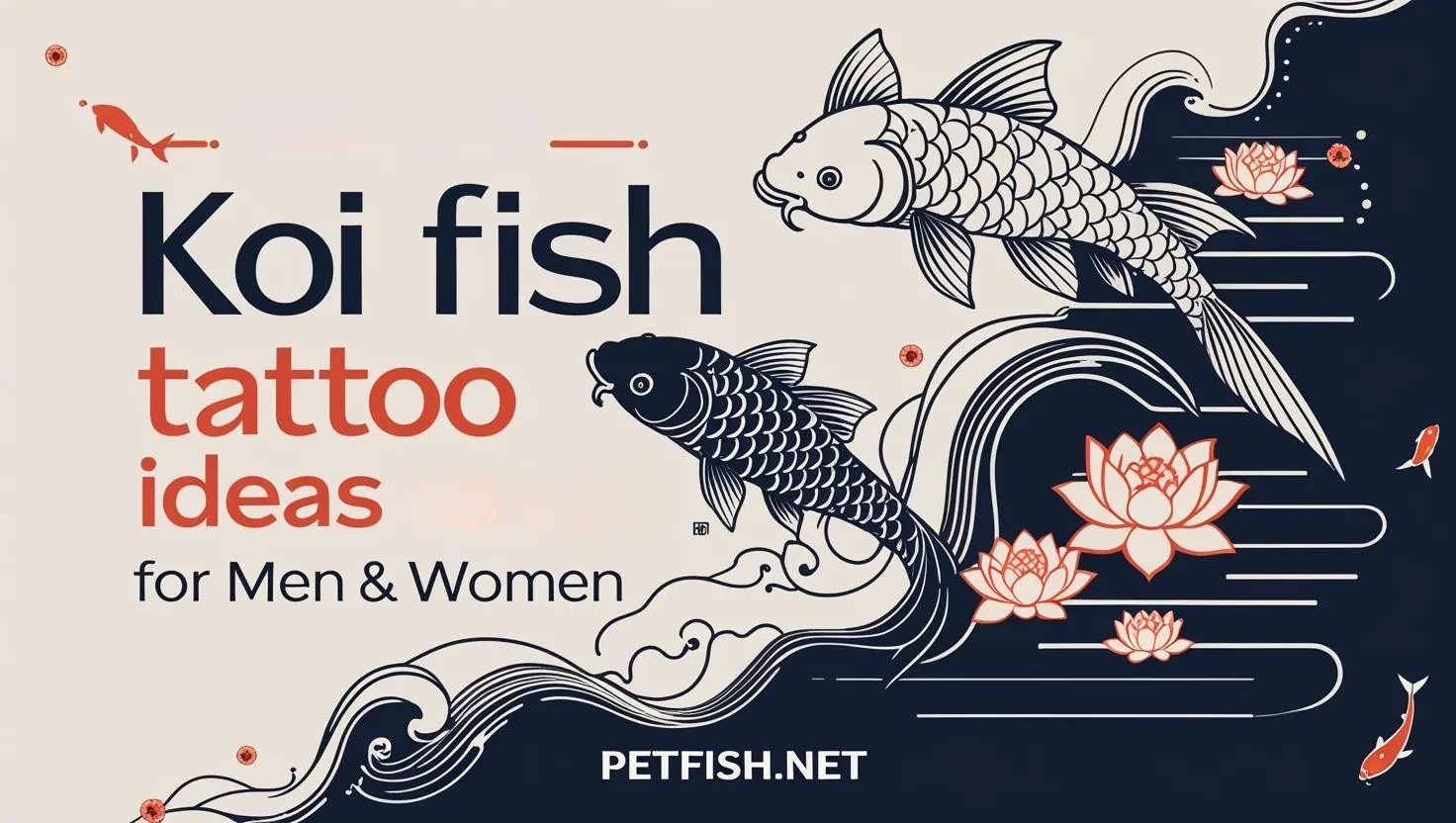 Koi Fish Tattoo Ideas For Men and Women