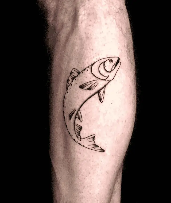 Salmon Fish Tattoo Ideas for Men & Women