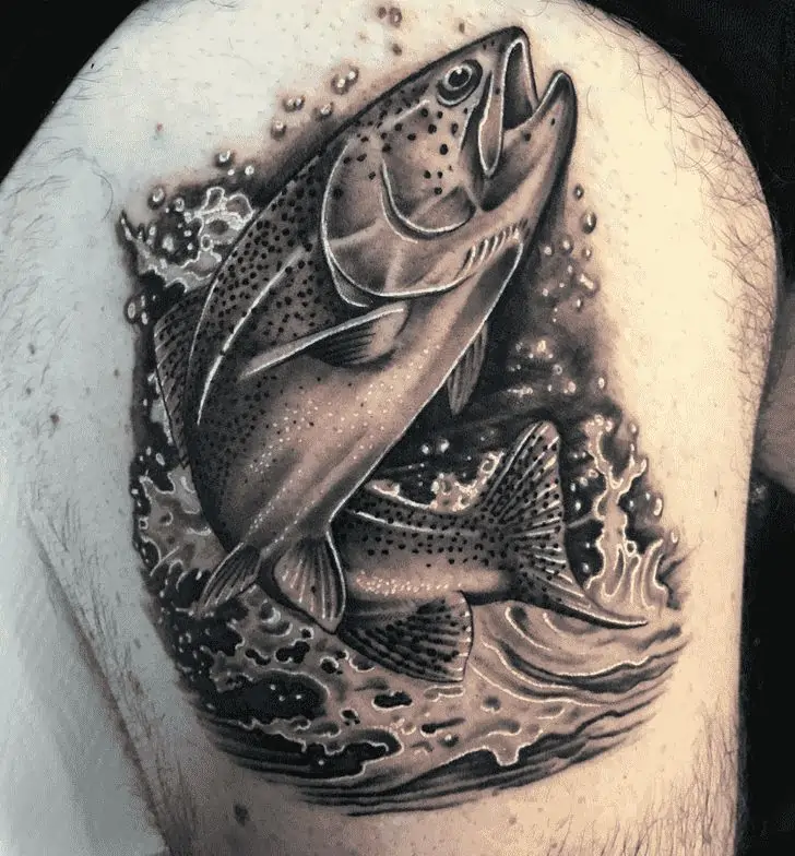 Salmon Fish Tattoo Ideas for Men & Women