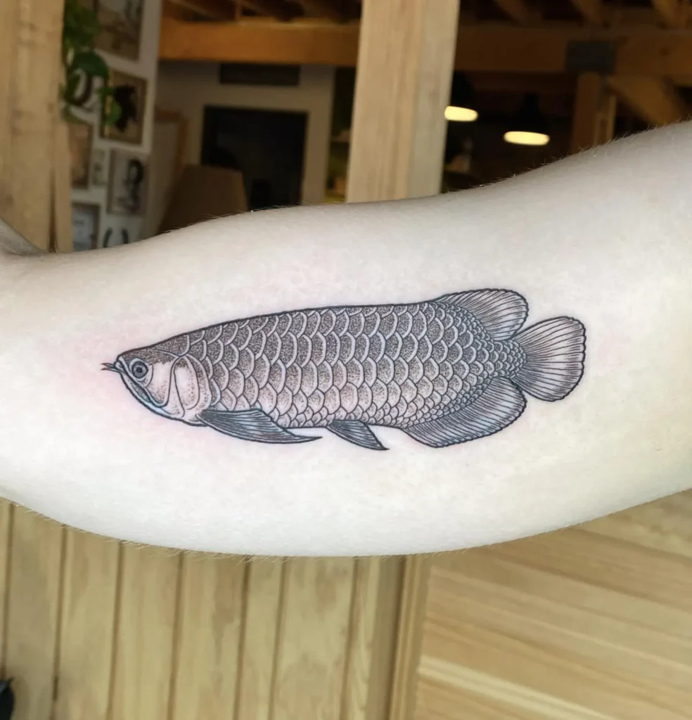 Arowana Fish Tattoo Ideas for Men & Women