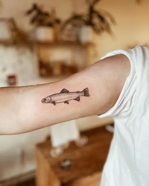 Brook Trout Tattoo Ideas for Men & Women